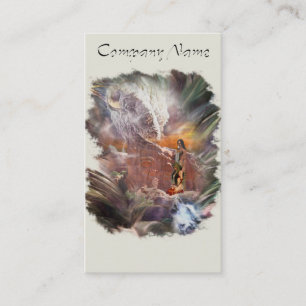 Cartão De Visita Vignette noturno do casamento indiano americano