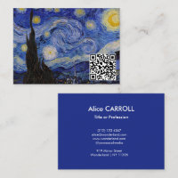 Vincent Van Gogh - A Noite Estrelada - Código QR