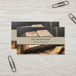 Cartão De Visita Vincent van Gogh: Ainda a vida com Bíblias