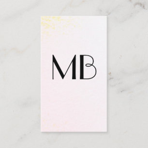 Cartão De Visita Vinho do monograma