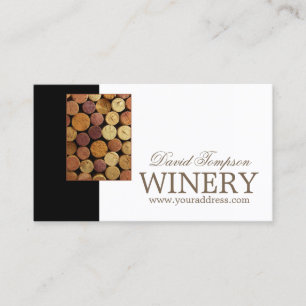 Cartão De Visita Vinho, Fabricante Sommelier Winery Cork