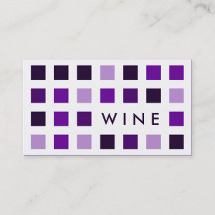 Cartão De Visita VINHO (quadrados da modificação)