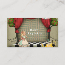 Vintage Alice No Wonderland Girl Registry