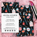 Cartão De Visita Vintage Chic Beauty Makeup Artista Feminine Girly<br><div class="desc">Anuncie sua empresa com esses cartões doces decorados com um padrão de beleza antigo em fundo preto. Edite o texto, a fonte, as cores e os ícones da mídia social para atender às suas necessidades. Tudo é totalmente personalizável. Perfeito para maquiagem e negócios da indústria de beleza. Veja meu compro...</div>