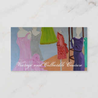 Cartão De Visita Vintage e Couture Collectible