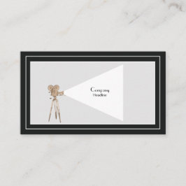 Cartão De Visita Vintage Film Camera