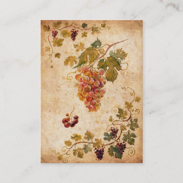 Cartão De Visita Vintage Graphics art (Frente)