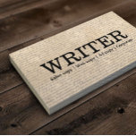 Cartão De Visita Vintage Old Scripts Freelancing Write<br><div class="desc">Vintage Old Scripts Freelancing Writer Cartão de visita.</div>