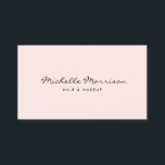 Cartão De Visita Vintage Pink Makeup and Beauty<br><div class="desc">Vintage Pink Makeup and BeauCartão de visita</div>