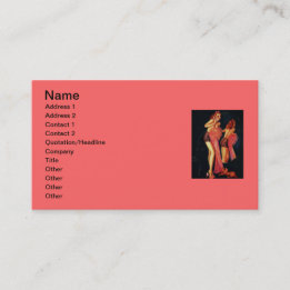 Cartão De Visita Vintage Retro Billy DeVorss Telefone Menina Pinup