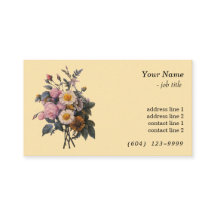 Vintage rosa de arte botânica e flores margaridas