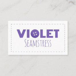 Cartão De Visita Violet Seamstress