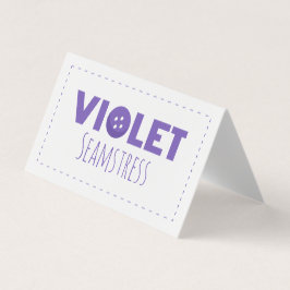 Cartão De Visita Violet Seamstress