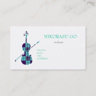 Cartão De Visita violinist