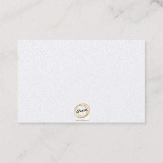 Cartão De Visita Visão noturna do voo