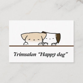 Cartão De Visita Visitekaartje hond,