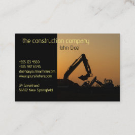 Cartão De Visita Visitenkarte Hochwertig Bauen für die Zukunft 