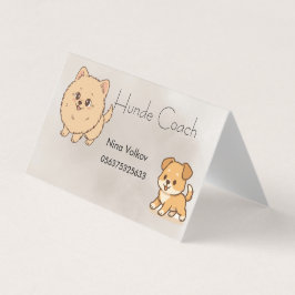 Cartão De Visita Visitenkarte Hundetrainer 