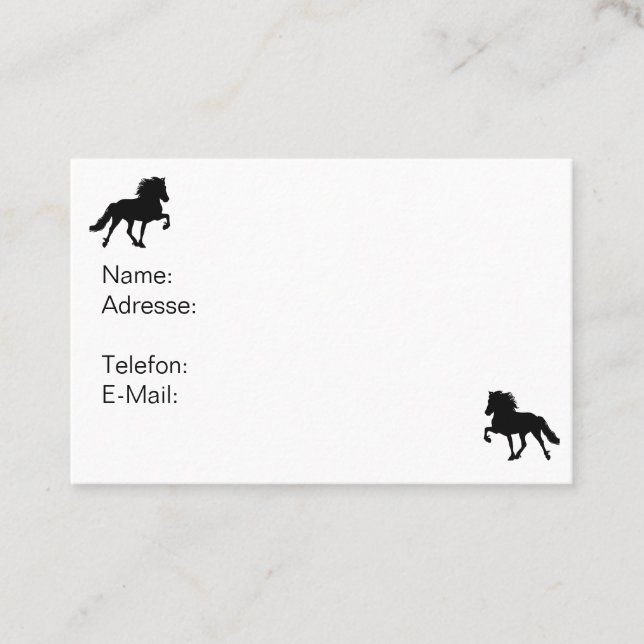 Cartão De Visita Visitenkarte zum Selbergestalten (Frente)