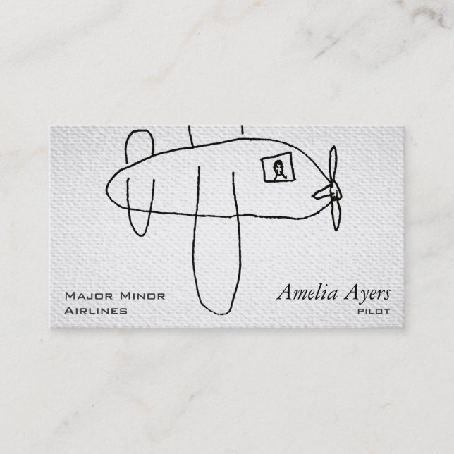 Cartão De Visita Visual Texturizado Airbeep (Frente)