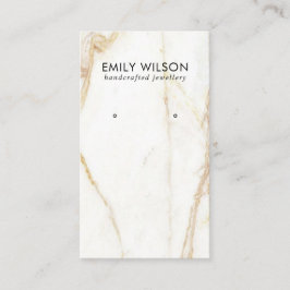 Cartão De Visita VISUALIZAÇÃO Dourada DO ESTUDO DO TEXTUR MARBLE CA