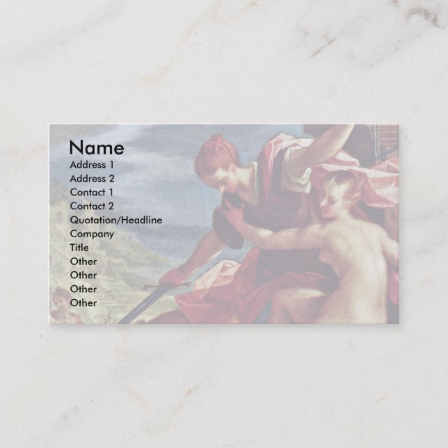 Cartão De Visita Vitória Da Verdade Sob Proteção Da Justiça (Frente)