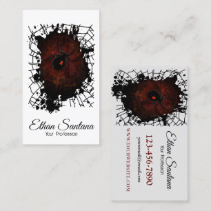 Cartão De Visita Viúva Preta