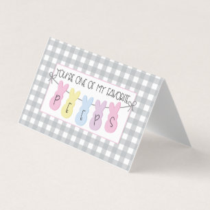 Cartão De Visita Você é um dos meus favoritos Goodie Bag Topper