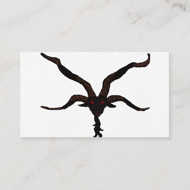 Cartão de visita vulcânico Black Star (Frente)