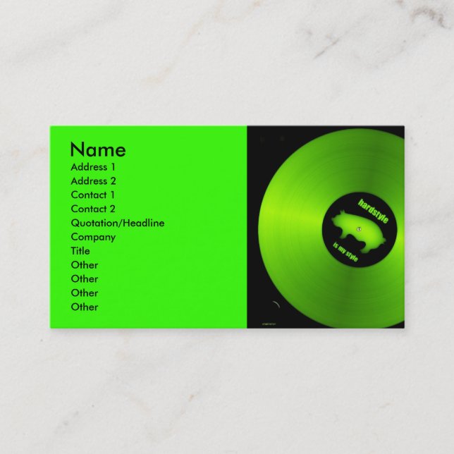 Cartão De Visita w02_www.Garcya.us, Nome, Endereço 1, Endereço 2, . (Frente)