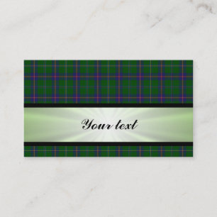Cartão De Visita Washington State Tartan com Faixa de Opções