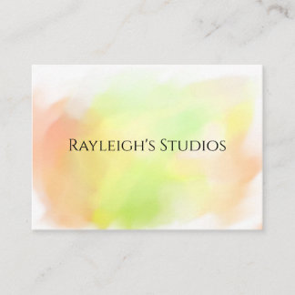 Cartão De Visita Watercolor Boho Cottage Shabby Chic Business Card