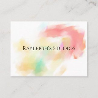 Cartão De Visita Watercolor Boho Cottage Shabby Chic Business Card