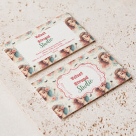 Cartão De Visita Watercolor Lash Artist