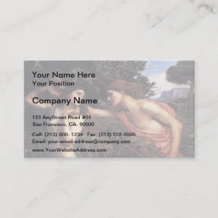 Cartão De Visita Waterhouse Apollo e Daphne de John William