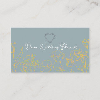 Cartão De Visita Wedding Planner Business Card 