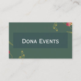 Cartão De Visita Wedding Planner Business Card