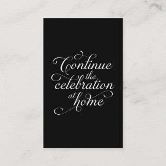 Cartão De Visita Wedding Thank You Card