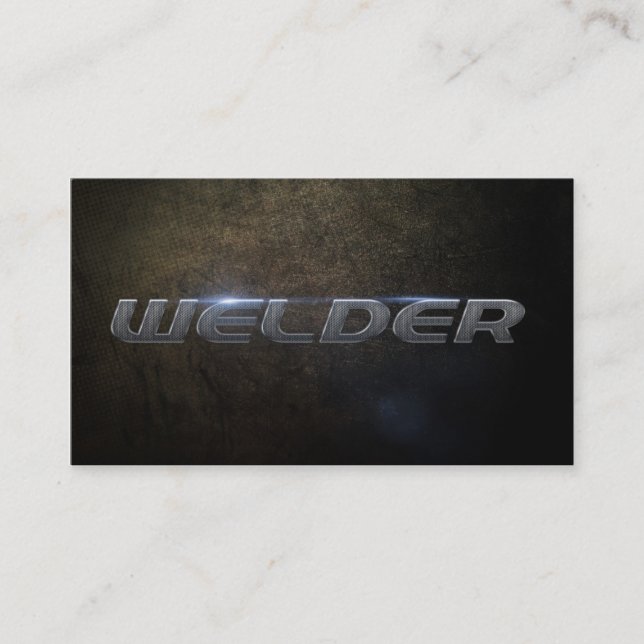 Cartão De Visita Welder Business card (Frente)