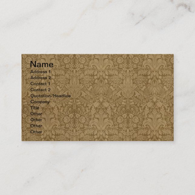 Cartão De Visita Western Buffalo Bill Wild West (Frente)