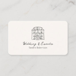 Cartão De Visita Whimsical, desenhado à mão, ilustrativo