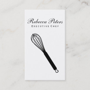 Cartão De Visita Whisk o mestre culinário II da variação  