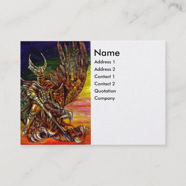 Cartão De Visita White Pearpaper DARK KNIGHT (Frente)