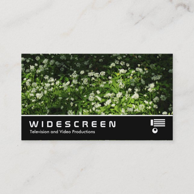 Cartão De Visita Widescreen 0437 - Wild Garlic (Frente)