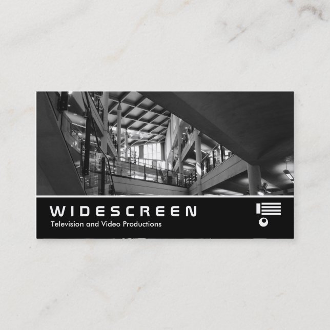 Cartão De Visita Widescreen 0446 - Interior moderno (Frente)