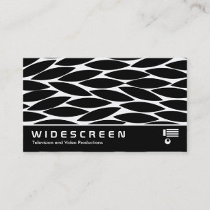 Cartão De Visita Widescreen 0447 - Folhas de Abstrato