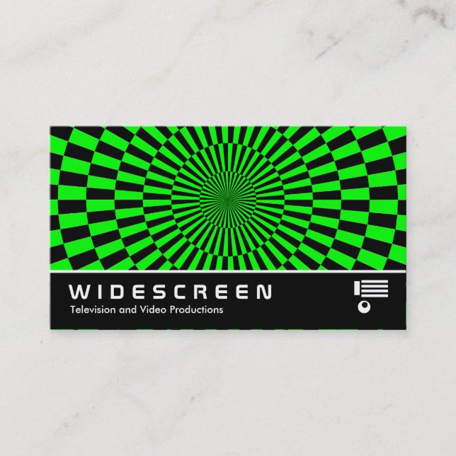 Cartão De Visita Widescreen 181 - Arte Op (Frente)