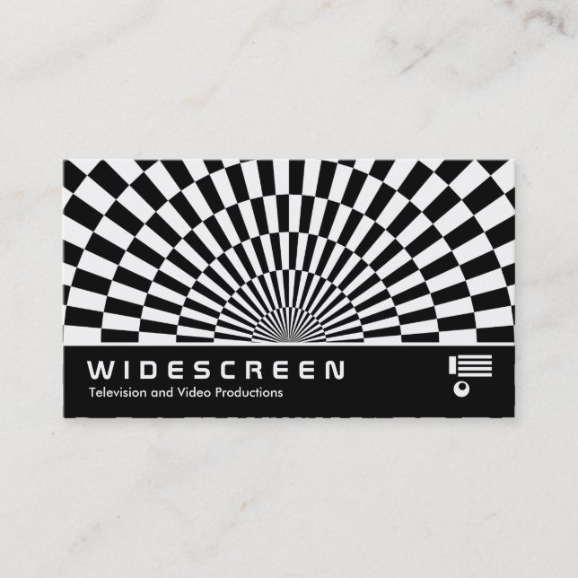 Cartão De Visita Widescreen 190 - Art Deco 01 (Frente)