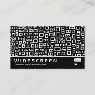 Cartão De Visita Widescreen 287 - Retângulos de Abstrato