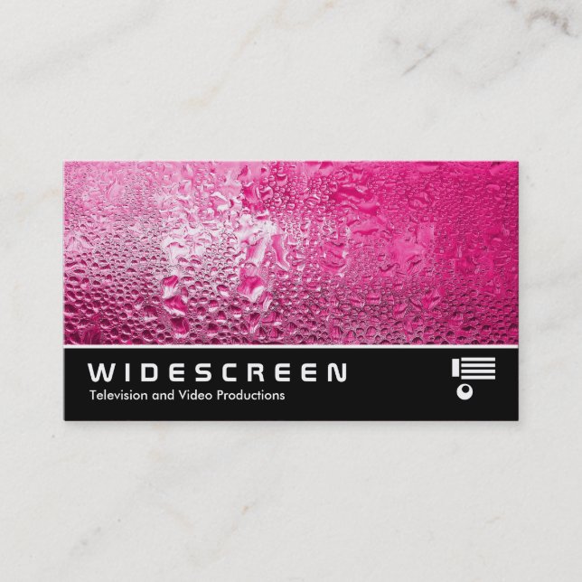 Cartão De Visita Widescreen 291 - Água de Cereja (Frente)